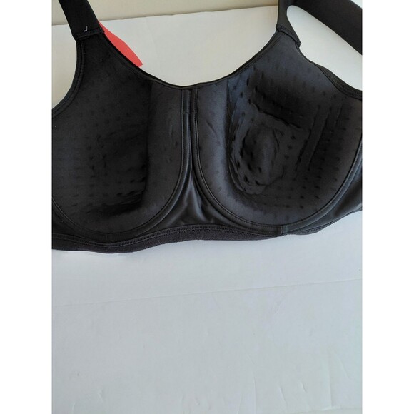 Lot of 3 Cacique/Livi Bras Size 46C Navy Blue Dark Brown & Black Sport - Picture 15 of 15